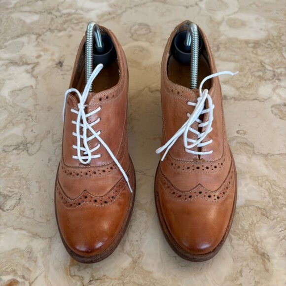 Frye Maggie Perforated Wingtip Oxfords - Picture 3 of 10
